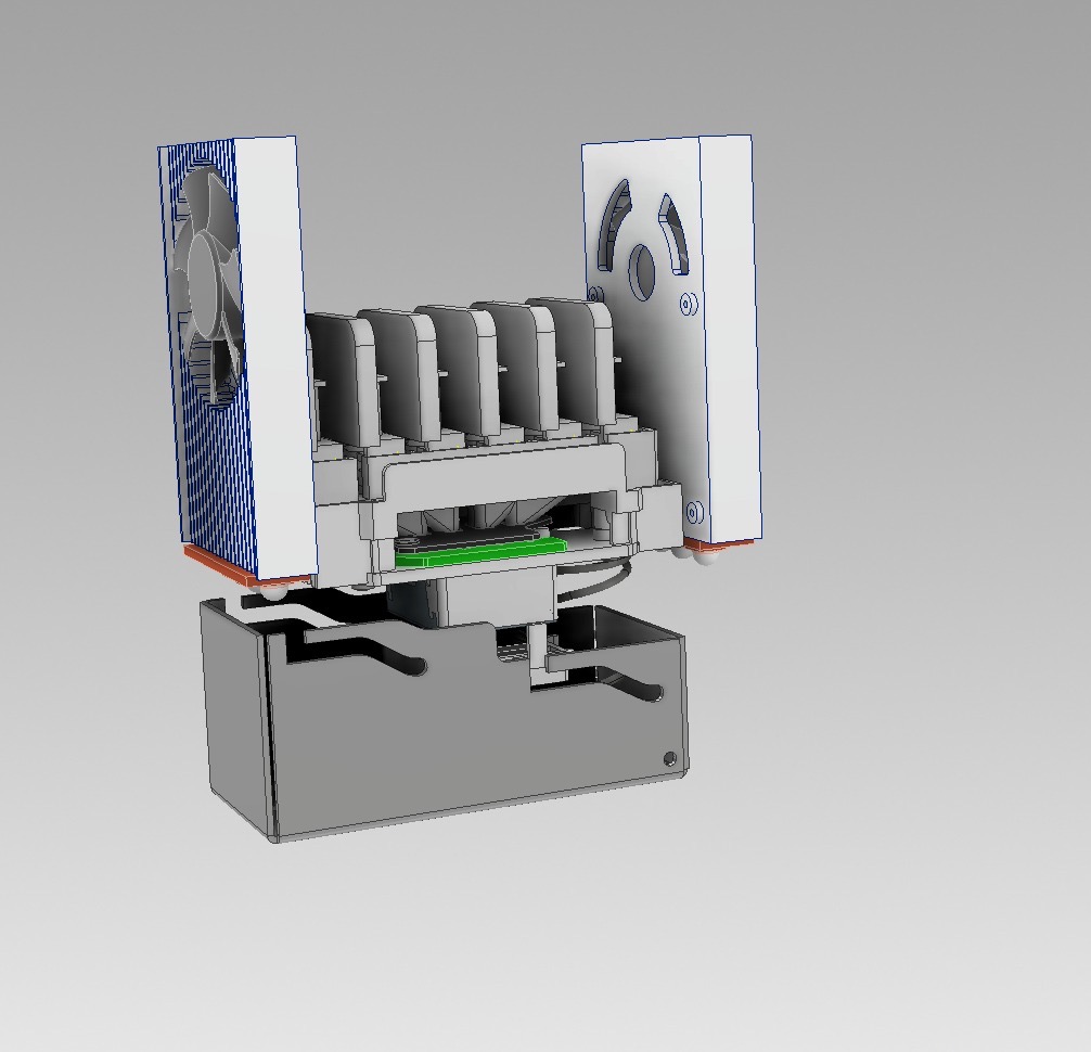 Desain 3D komponen elektronik